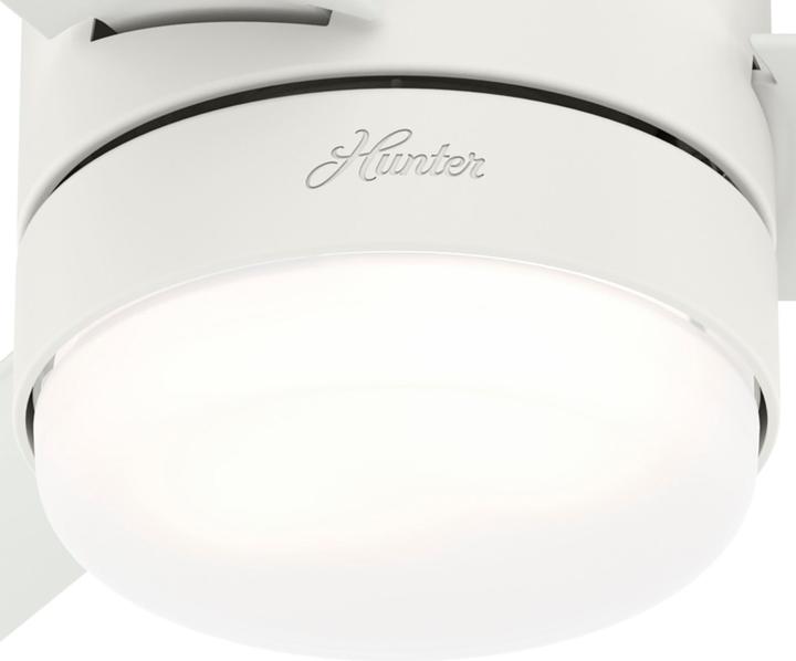 Actual product image Hunter Fans Deckenventilator Gilmour Weiss mit Licht (40.50 dB)