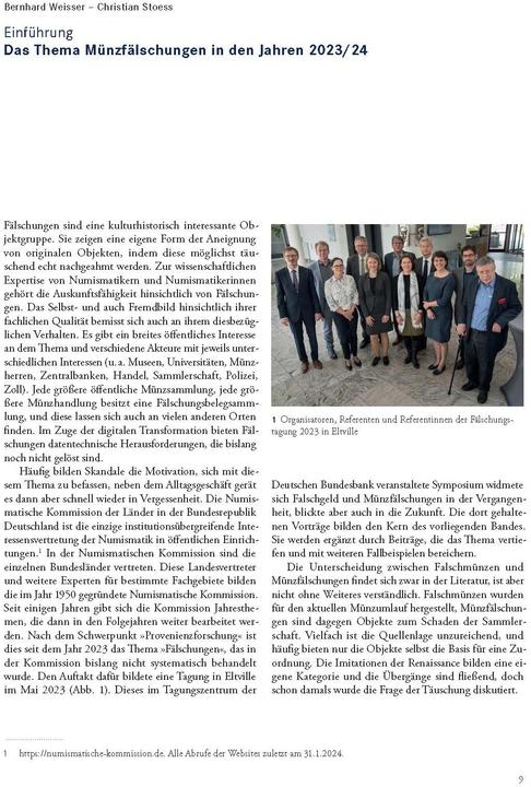 Produktbild Falschgeld und Münzfälschungen (Deutsch, Bernhard Weisser, Christian Stoess, Burkhard Balz, Münzkabinett Staatliche Museen zu Berlin, 2024)