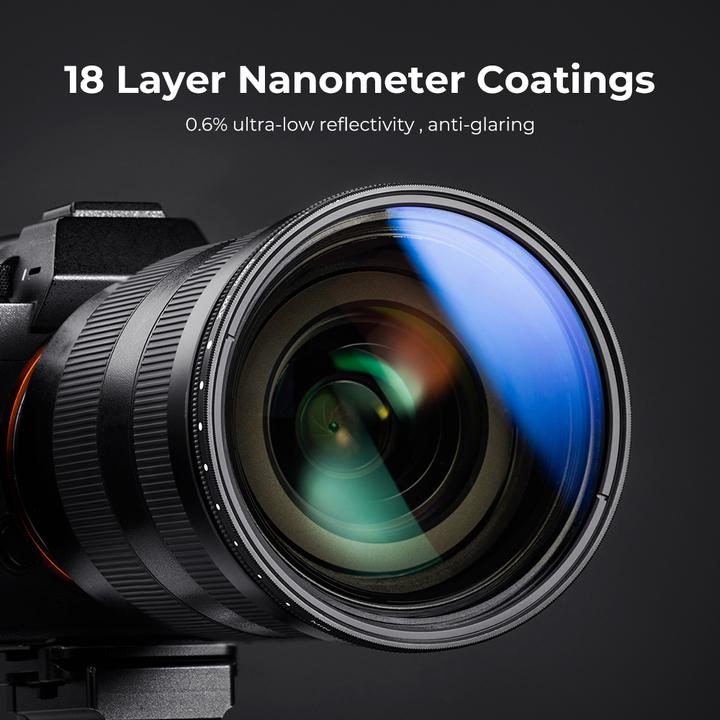 Immagine prodotto K&F Concept Filtro Slim 72 mm KV34 (72 mm, Filtri grigi)