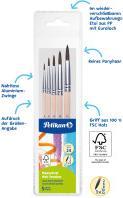 Actual product image Pelikan School colouring brushes brush starter set with 5 hair brushes