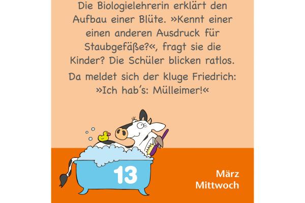 Produktbild Harenberg Witze für Kids Tagesabreisskalender 2024 (A5, Deutsch)