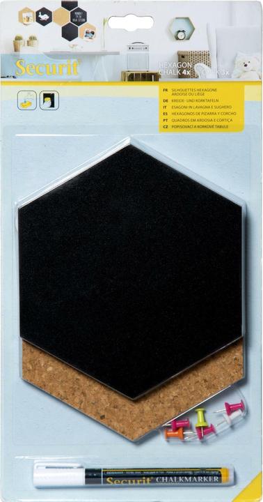 Produktbild Securit Kork+Kreidetafel (Pinnwand, 23 x 21 cm)