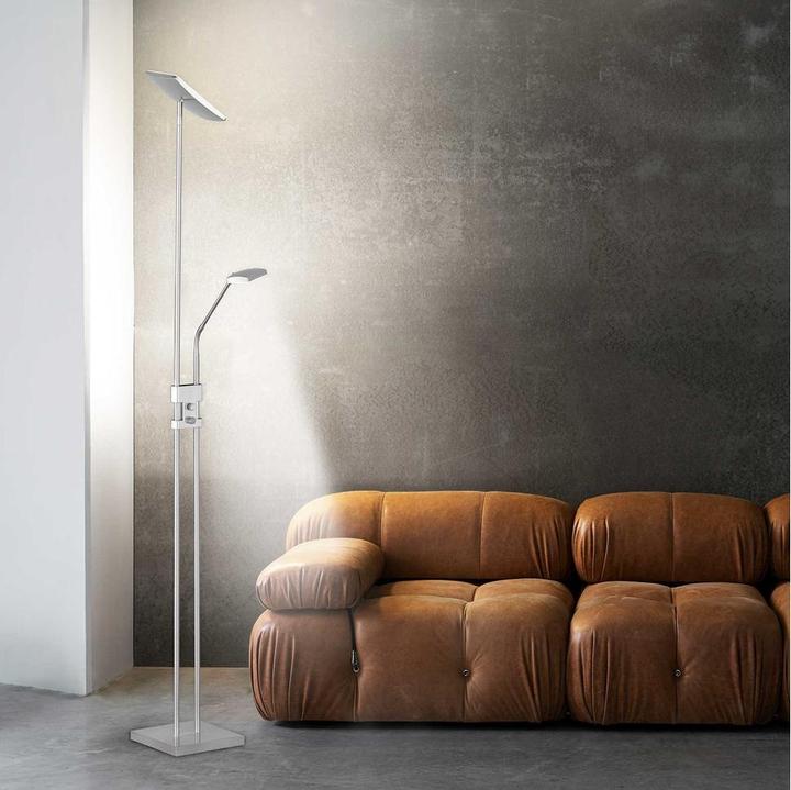 Produktbild Dönges LED-Deckenfluter mit flexibler Leseleuchte, Höhe 180 cm (1630 lm)