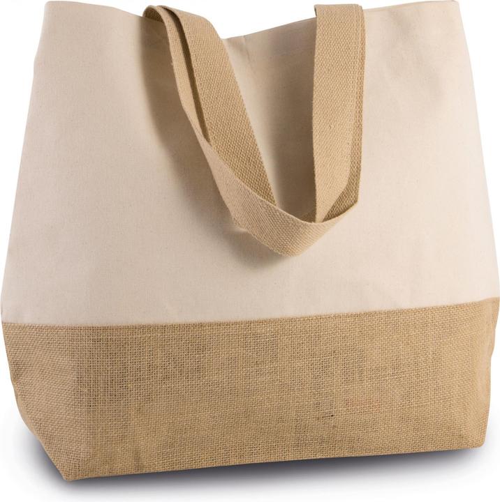 Image du produit Kimood Tote bag toile de coton et jute