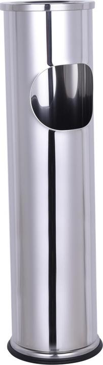 Mojawo XL ashtray for wind ashtrays Outdoor litter bin chrome