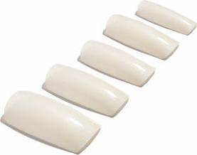 Produktbild Ardell Nail Addict Natural Multipack Squared Long 108 Stk (Kunstnägel, White)