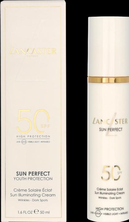 Actual product image Lancaster Sun Perfect Illuminating Cream (Suntan cream, SPF 50, 50 ml, 102 g)