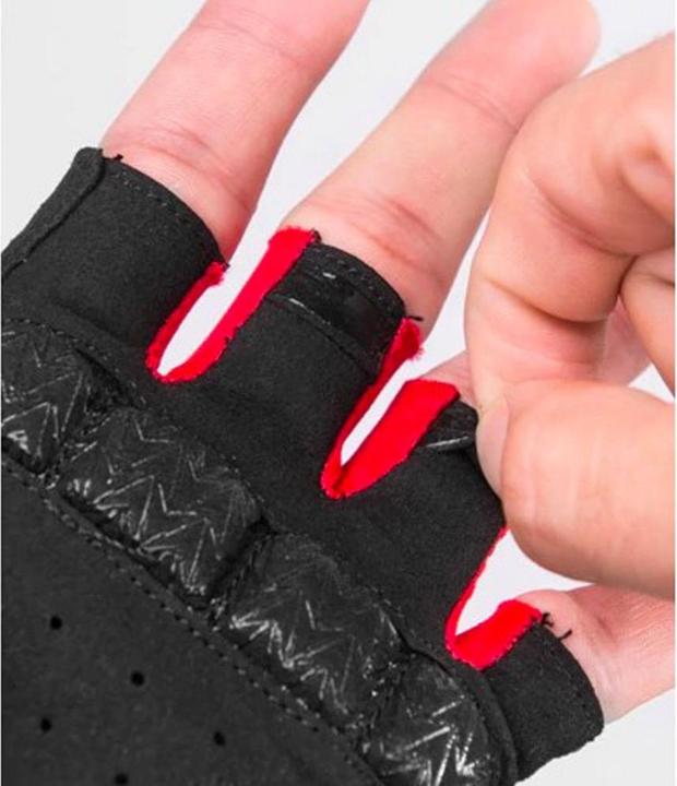 Immagine prodotto Rockbros S169BR Guanti da ciclismo XL con inserti in gel - nero e rosso (XL)