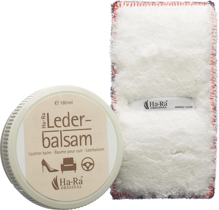 Immagine prodotto Ha-Ra Lederbalsam 180ml mit Lederpflegetuch (1 x, 180 ml)