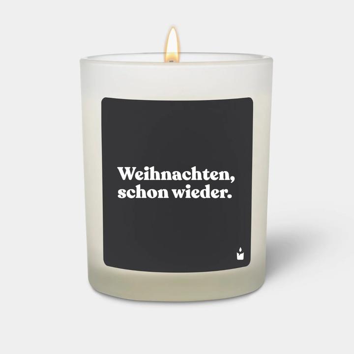Produktbild Chatty Candles Duftkerze Flowery Weihnachten, schon wieder.