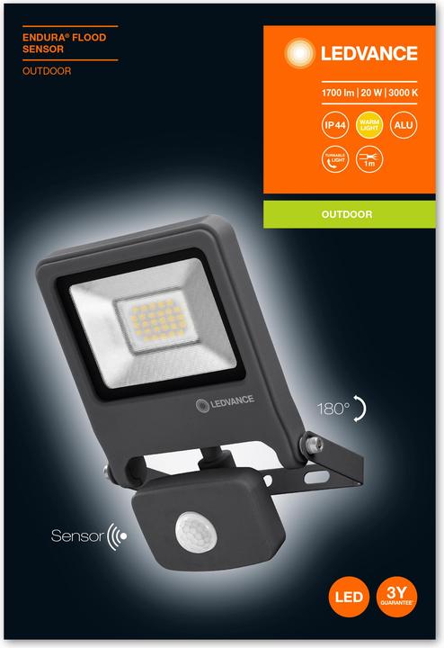 Immagine prodotto Ledvance Sensore Endura Flood (1700 lm, IP44)