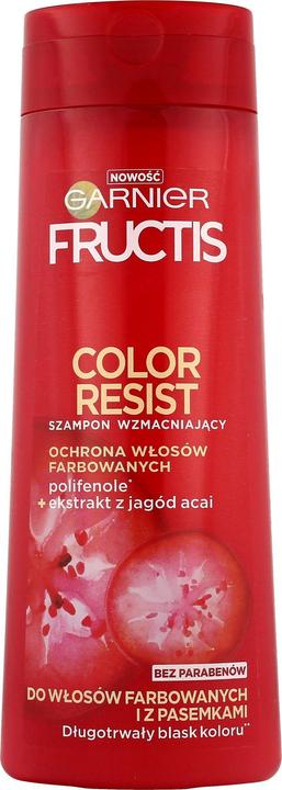 Garnier New Fructis Color Resist Shampoo For Colored Hair 400Ml (400 ml, Flüssiges Shampoo)