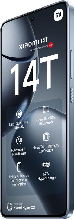 Actual product image Xiaomi 14T + Curved Gaming Monitor 30" Launch Bundle (256 GB, Titan Blue, 6.67", Dual SIM, 50 Mpx, 5G)