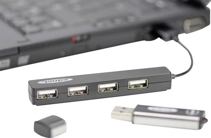 Actual product image ednet ED-85040 (USB-A, 4 Ports)