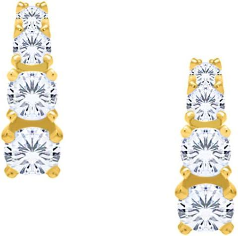 Candy Ohrringe Zaraza, 925 Sterling Silber, vergoldet (18k vergoldet, 925er Sterling Silber)