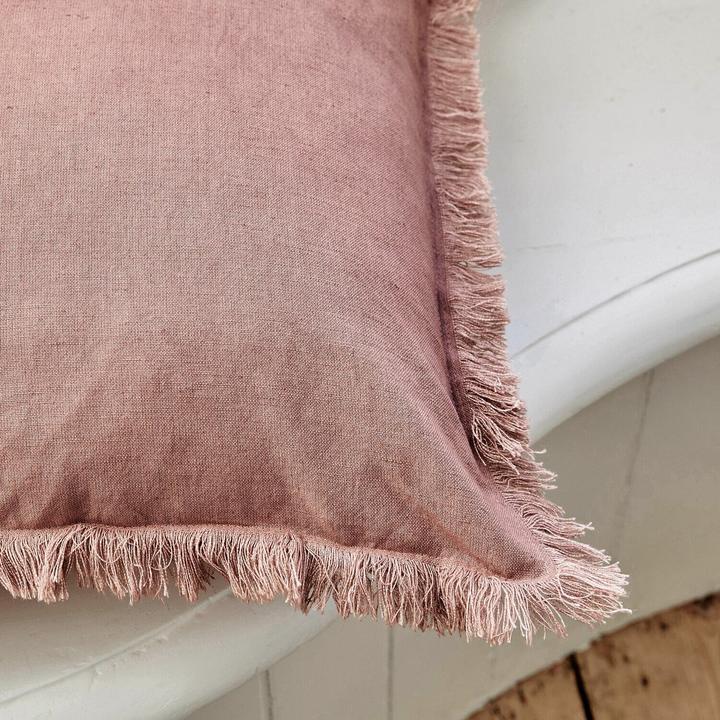 Produktbild Loberon Kissenhülle 2er Set Quebo rosa/orange (50 x 50 cm)