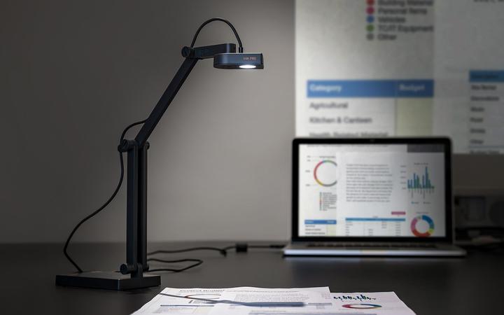 Actual product image Ipevo DOK V4K Pro 120 USB Ultra HD 8MP Micro Light grey (4K, 44 x 33 cm)