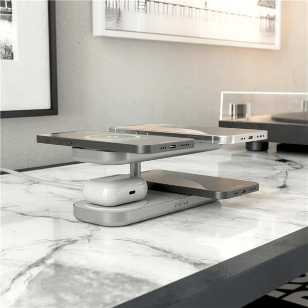 Actual product image Zens Quattro Wireless Charger Pro 4 MagSafe 4x15W (15 W)