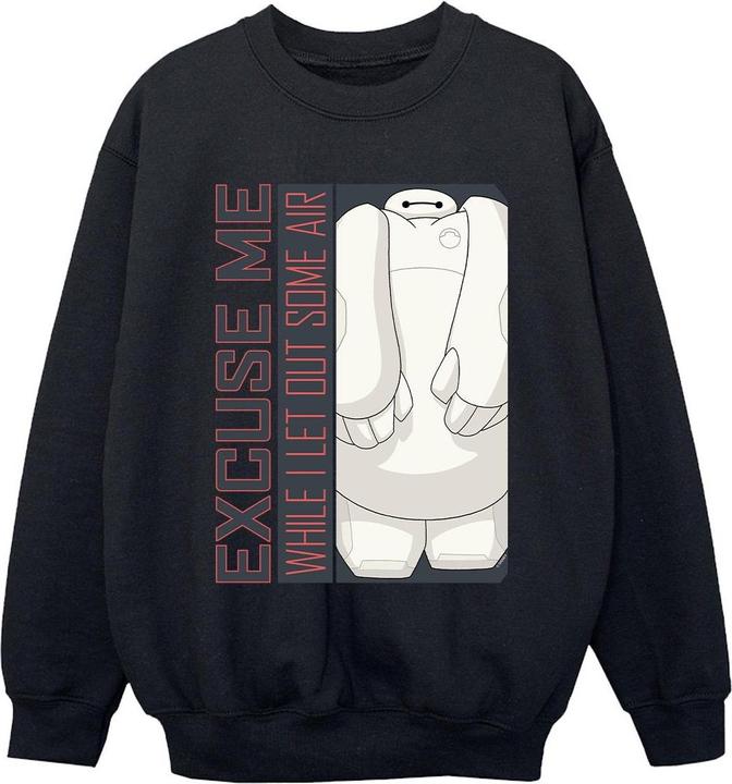 Disney Big Hero 6 Baymax Excuse Me Some Air Sweatshirt Jungen