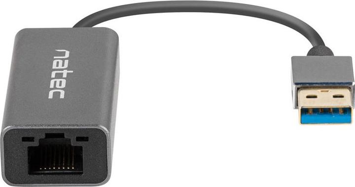 Produktbild Genesis NETWORK CARD NATEC CRICKET USB 3.0 1X RJ45 1GB ON CABLE (USB-C 3.2 Gen 1, RJ45 (1x))