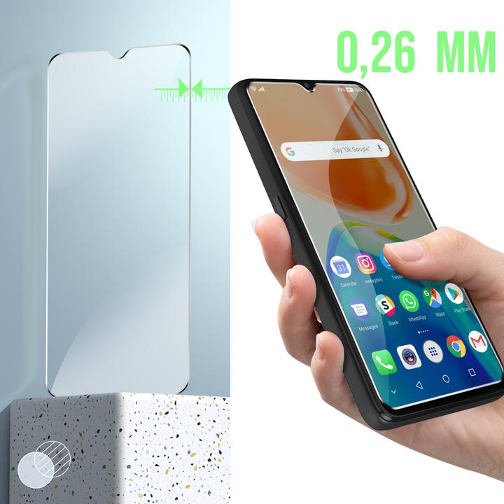 Actual product image Avizar 9H hardness glass display protection film (1 Piece, Vivo X80 Lite)