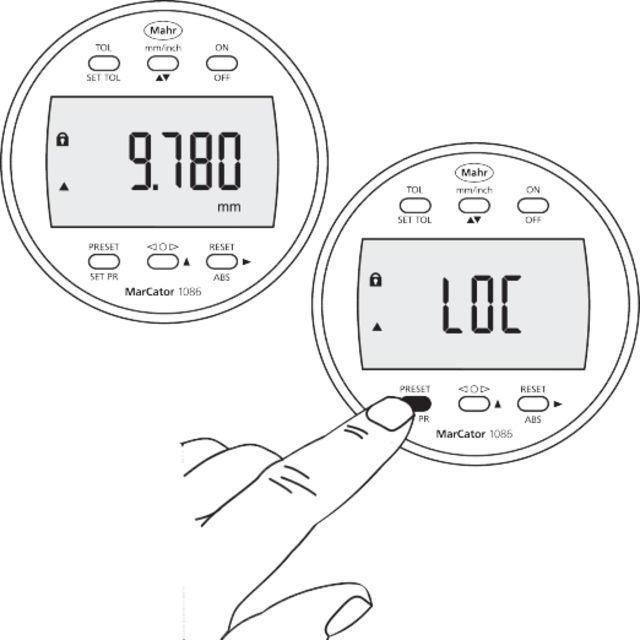Actual product image Mahr Dial gauge MarCator 1075 R (1.25 cm)