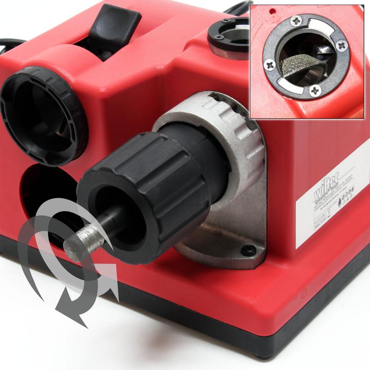 Produktbild Wiltec Schleifgerät Bohrer 3-13mm Bohrerschleifgerät 4200U/min Metall schärfen (Bohrerschärfer, 80 W)