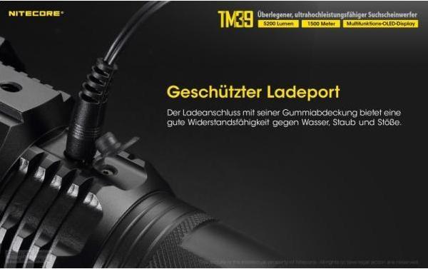 Produktbild Nitecore TM39 - 5200 Lumen (30 cm, 5200 lm)