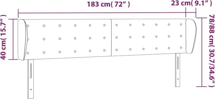 Image du produit VidaXL Zain (183 x 23 x 88 cm)