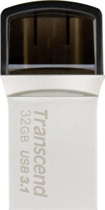 Actual product image Transcend JetFlash 890 (32 GB, USB-A, USB-C)