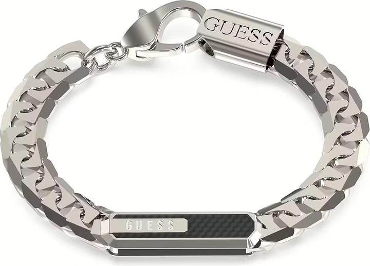 Guess 6MM CARBON FIBER ENAMEL BR Armband (19 cm, Edelstahl)