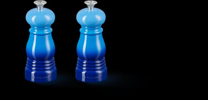 Image du produit Le Creuset Salière & poivrière bleu azur (Poivre, Sel)