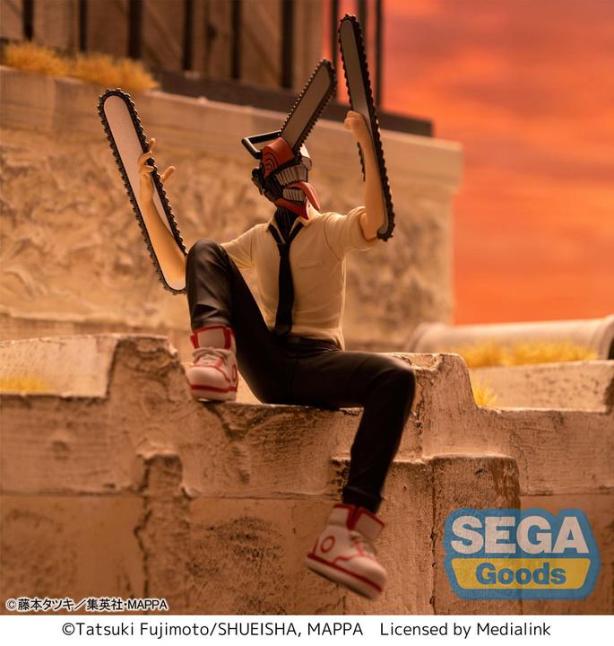 Immagine prodotto Sega Goods CHAINSAW MAN - Uomo con la motosega - Figurina PM che si appollaia 14 cm