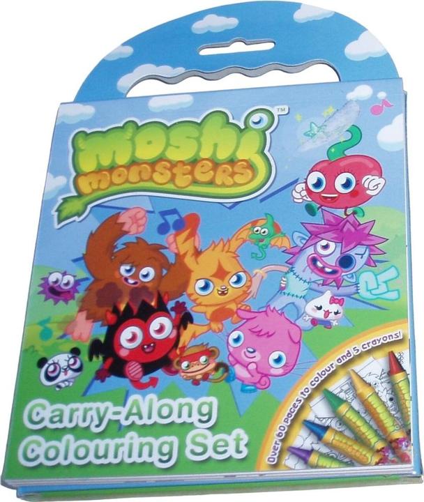 Actual product image Moshi Monsters Carry Along Colouring Set
