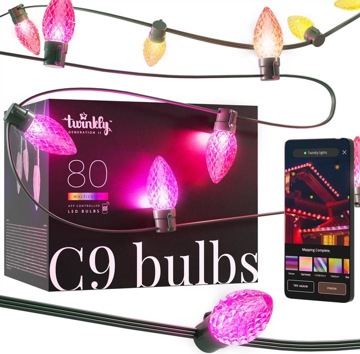 Twinkly Chain of lights C9 (24 m)
