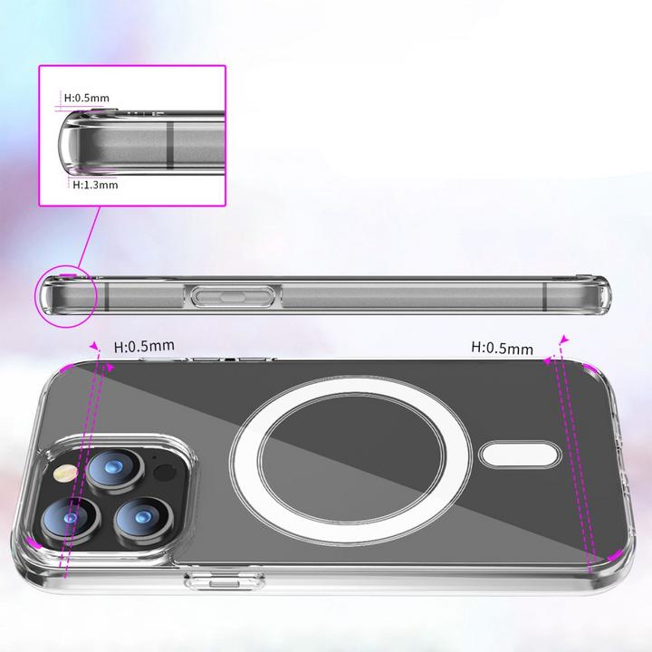 Immagine prodotto Deltalabs MagSafe Hybrid Hülle TPU Bumper (Apple iPhone 15 Pro Max)