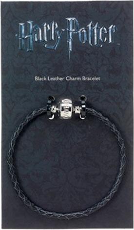 Produktbild GED Harry Potter Black Leather Charm Bracelet 17cm (17 cm, Leder)