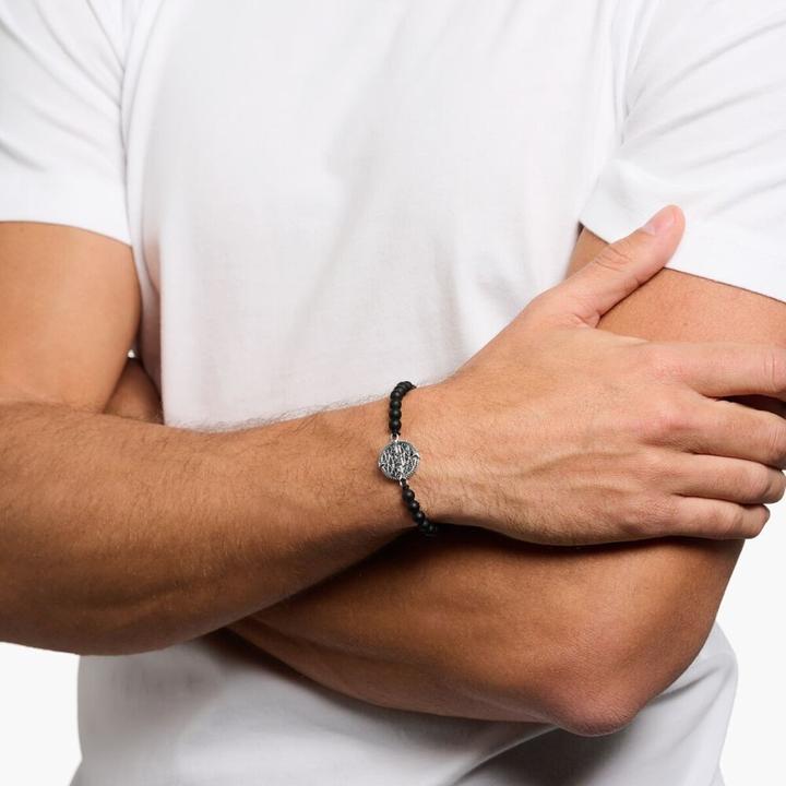 Immagine prodotto Thomas Sabo Bracciale Elementi di Natura Argento (22 cm, Argento 925)