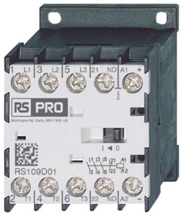 Produktbild Rs Pro Leistungsschütz 110 V-Spule, 3 400 V / 12 A 5,5 kW