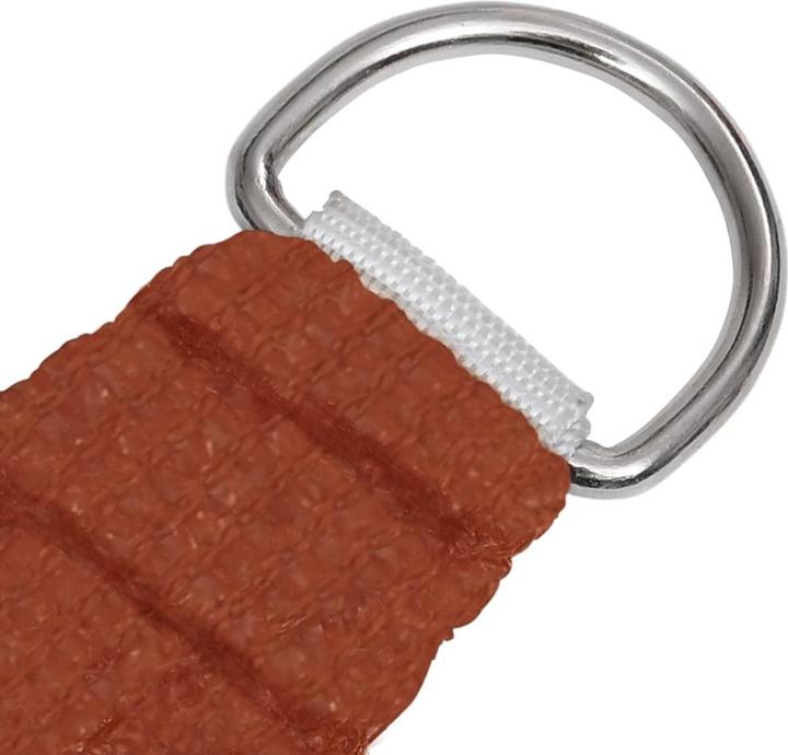 Image du produit VidaXL Sonnensegel 160 g/m² Rechteckig rot HDPE (3,5 x 4,5 m)