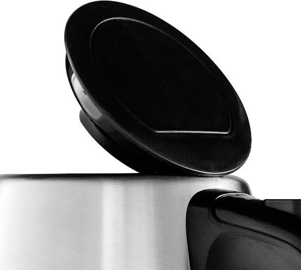 Produktbild OBH Nordica 6408 Wasserkocher 1 l 1650 W Schwarz, Edelstahl (1 l)
