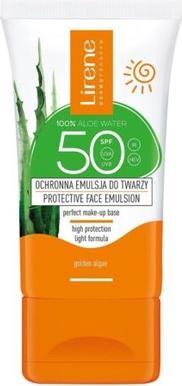 Lirene Sun Protective Face Lotion With Aloe Vera Spf50 50Ml (Sonnencreme, SPF 50, 50 ml)