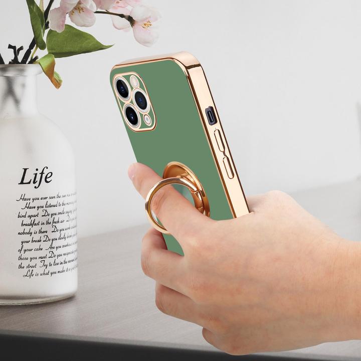 Actual product image Cadorabo Case for Apple iPhone 11 PRO MAX in TPU with camera protection and ring LM089 Style (Apple iPhone 11 Pro Max)