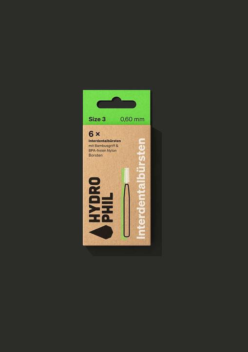 Image du produit Hydrophil Brosses interdentaires 0.60mm Size 3 (6 x, 0.60 mm)