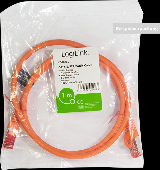 Actual product image LogiLink Network cable (S/FTP, CAT6, 1.50 m)