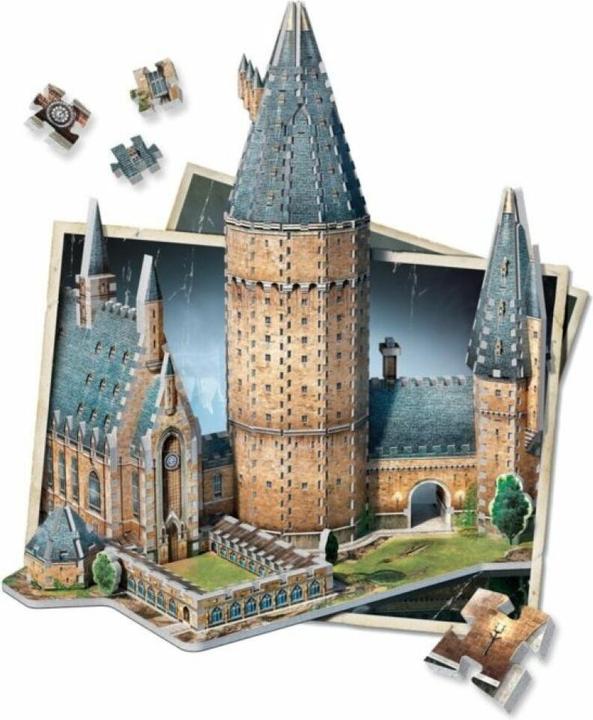 Actual product image Wrebbit 3D Hogwarts Great Hall (850 pieces)