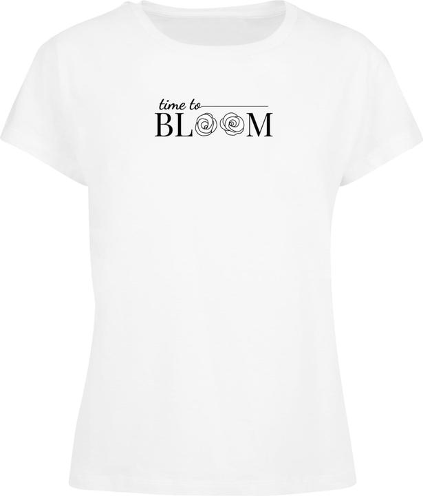Actual product image Merchcode Ladies Pretty Time to bloom - Box Tee - 118687 (XS)