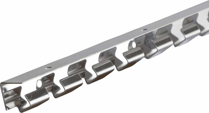 Immagine prodotto Kerbl Striscia di ganci in acciaio inox da 125 cm per tende in PVC