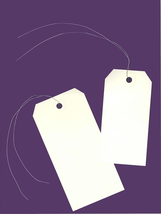 Actual product image Avery Dennison Packing handle, 100 x 51 mm, neutral, with wire