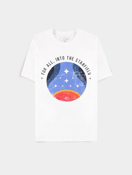 Immagine prodotto Difuzed Starfield - Maglietta a maniche corte da uomo "For All Into The Starfield" - 2XL (XXL)